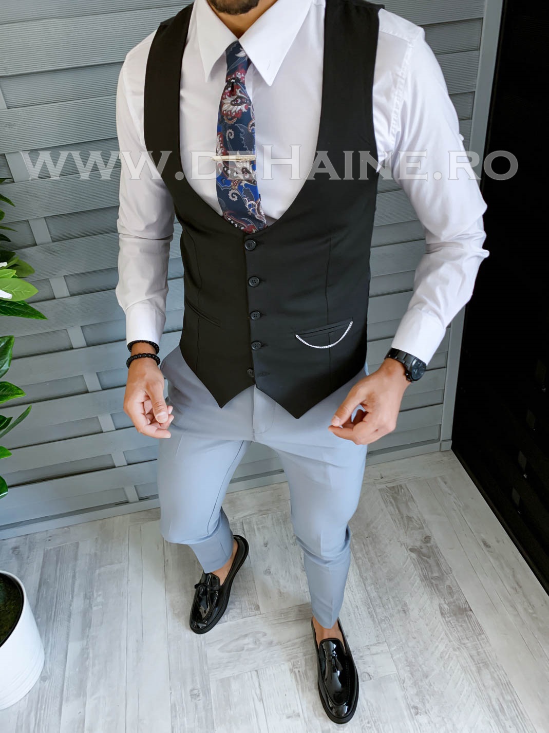 Compleu barbati vesta + pantaloni b1613